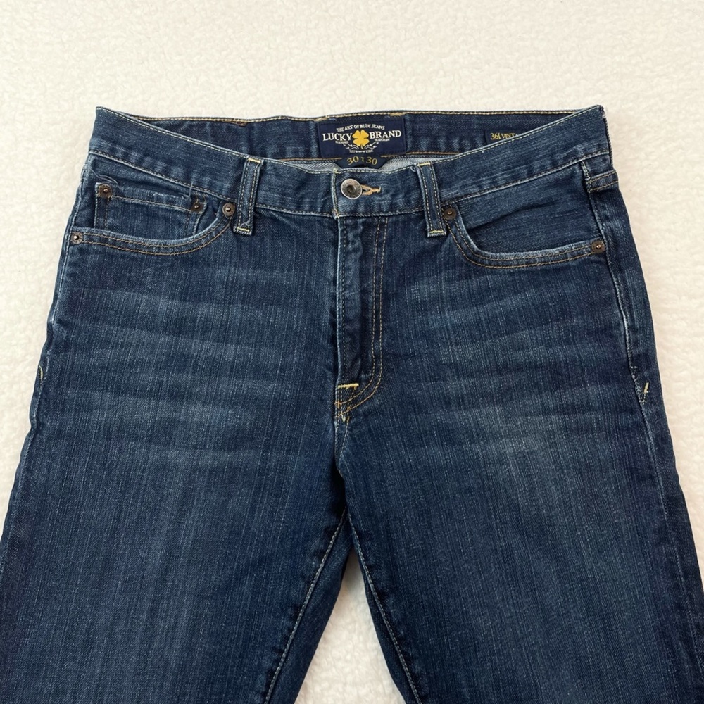 LUCKY BRAND • Blue 361 Vintage Straight Jeans, W30 - Picture 7 of 14